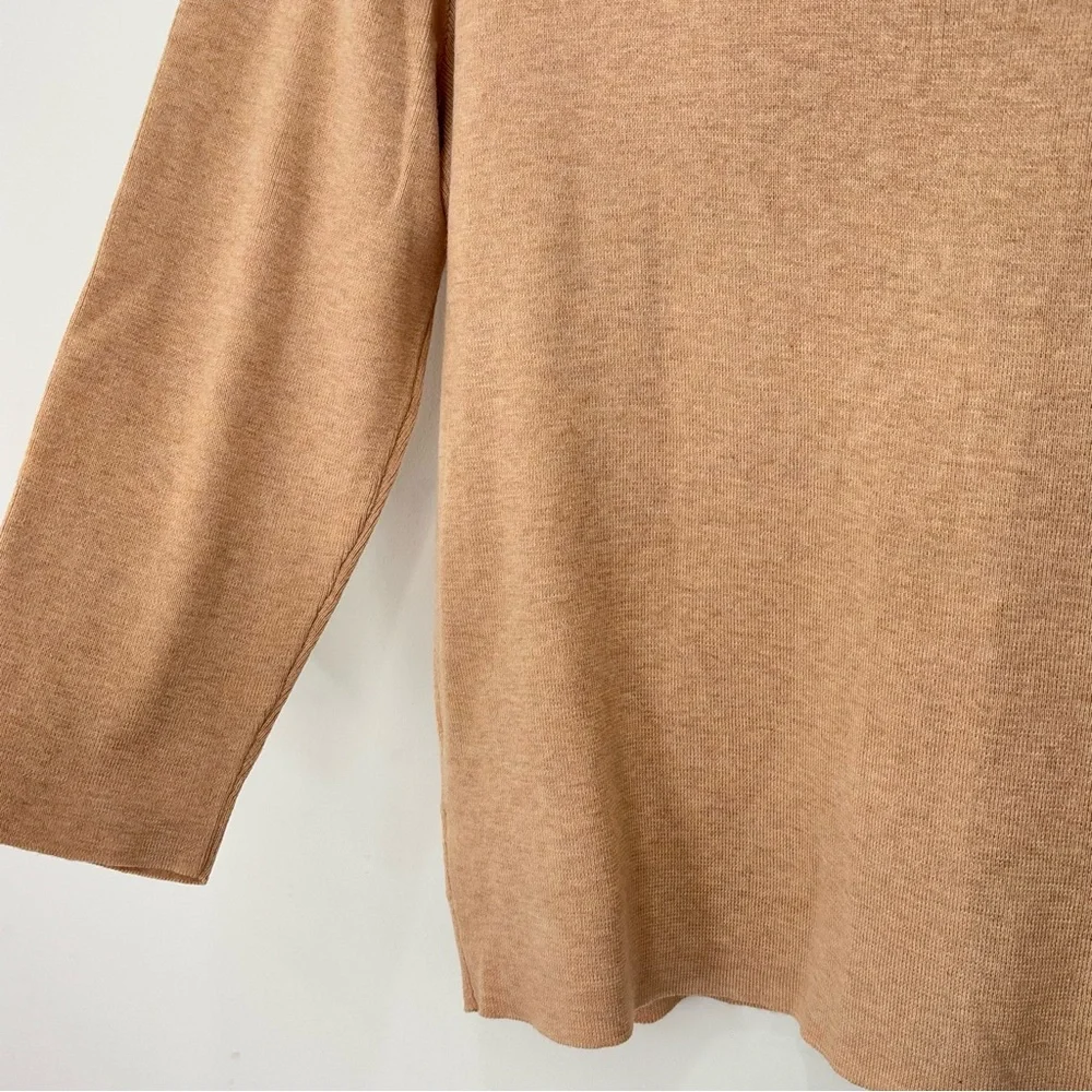 Talbots Ruffle Sweater Cardigan Size XL NEW Neutral Preppy E85 - Picture 15 of 16